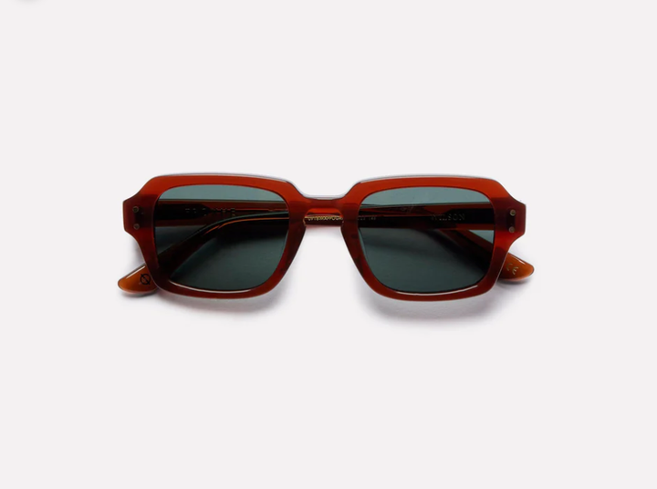 Epøkhe Wilson Sunglasses - Maple Polished/Green