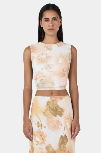 Ownley Geller Top - Peachy Garden