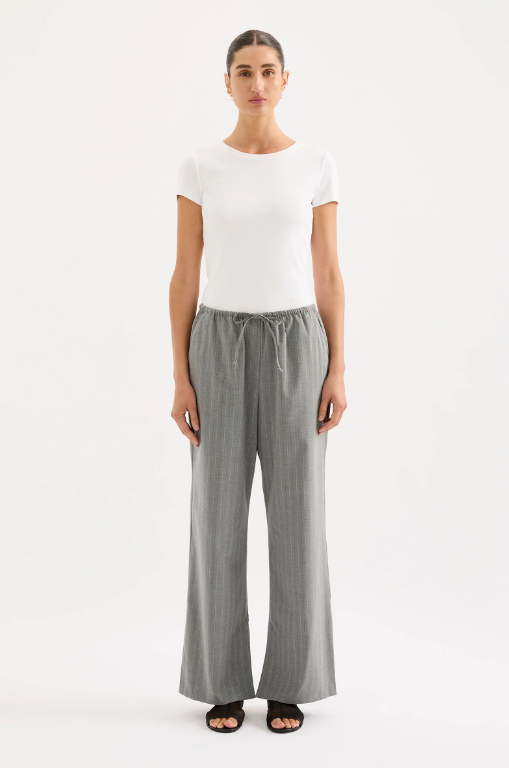 Nude Lucy Cilia Drawstring Pant - Steel Stripe