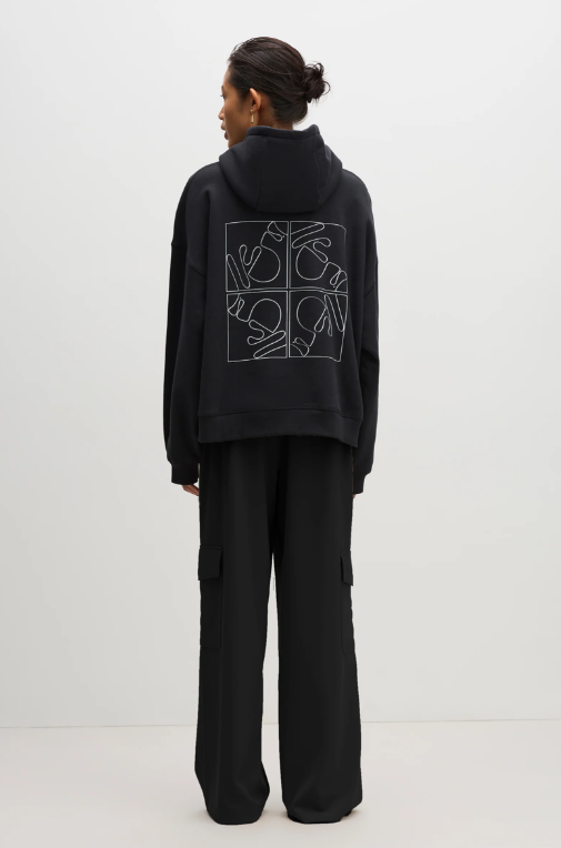 Nude Lucy Nude Signature Hoodie - Black