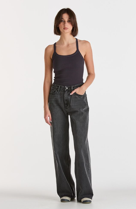 Lee Jeans Mid Slouch Jean - Basalt