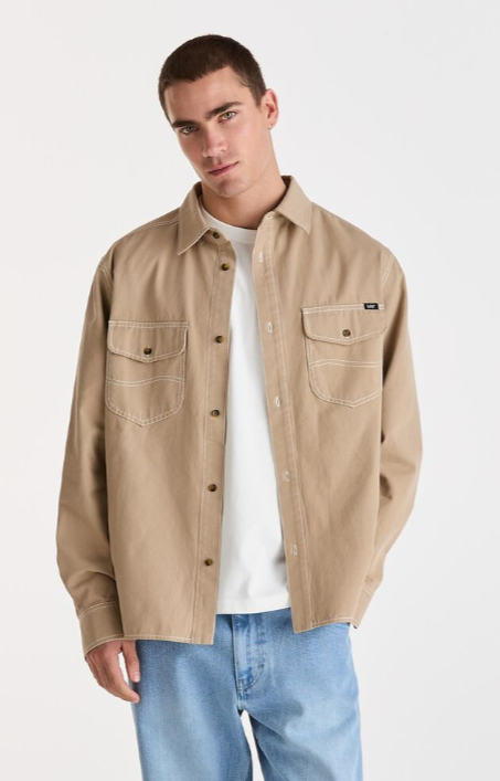 Lee Jeans Dustin Long Sleeve Shirt - Union Stone