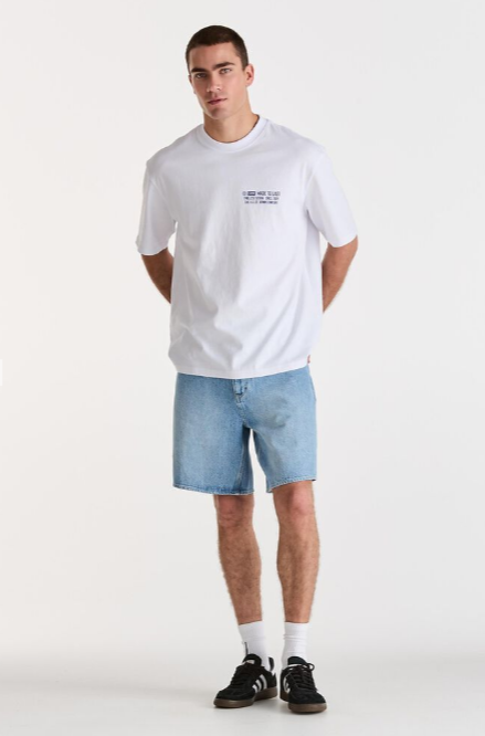 Lee Jeans L-Four Baggy Denim Short - Skybound Blue