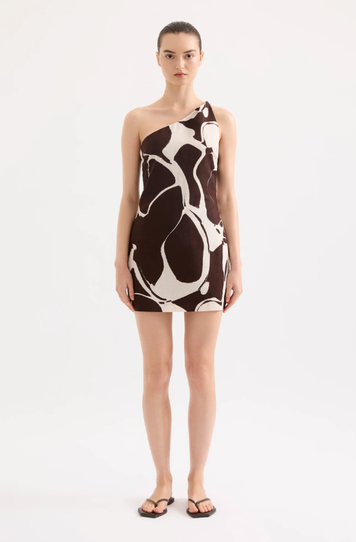 Nude Lucy Ombra Linen Mini Dress - Ombra