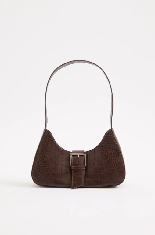 Nude Lucy Greta Shoulder Bag - Chocolate