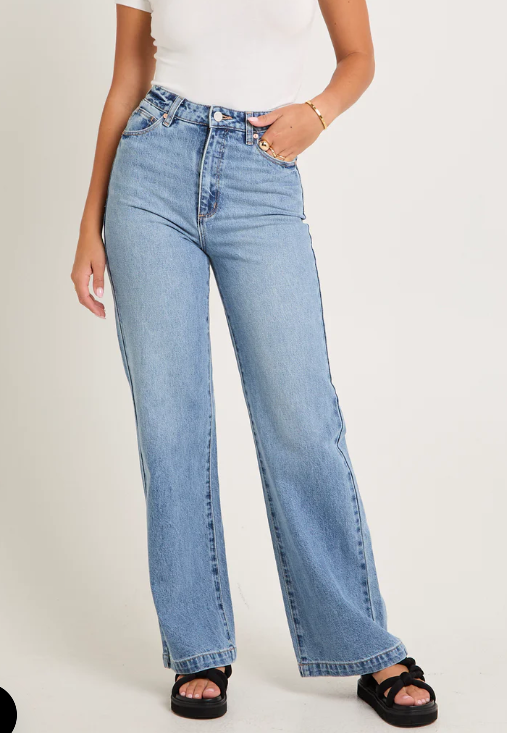Abrand 94 High & Wide Jean - Liv - Light Vintage Blue