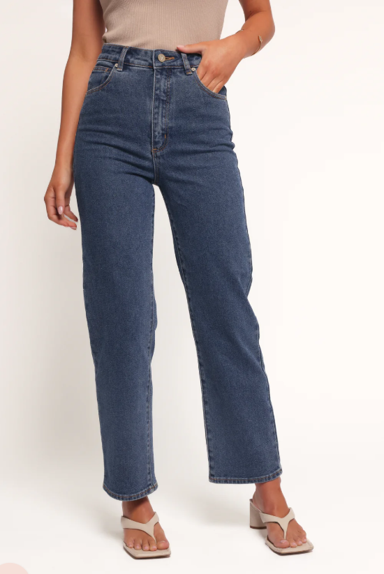 Abrand Venice Straight Jean - Bella - Mid Blue