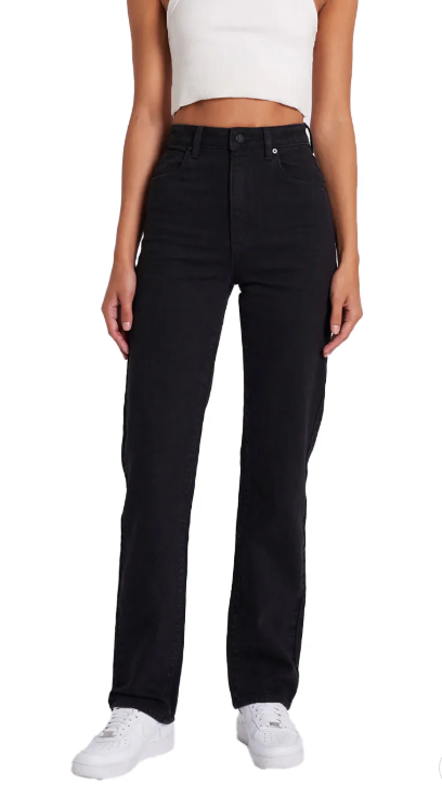 Abrand 94 High Straight Jean - Blacklight - Jet Black
