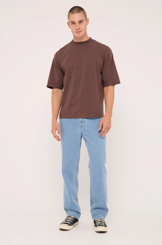 Abrand A4 Taper Jean - Derek - Bleached Vintage Indigo