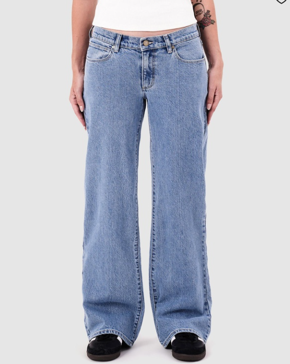 Abrand 99 Low & Wide Jean - Ema - Light Blue