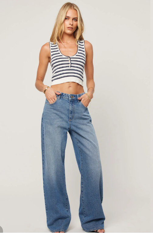 Abrand 95 Mid Baggy Jean - Paloma