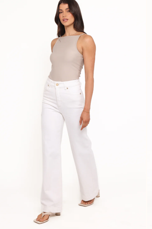 Abrand 94 High & Wide Jean - White Gold