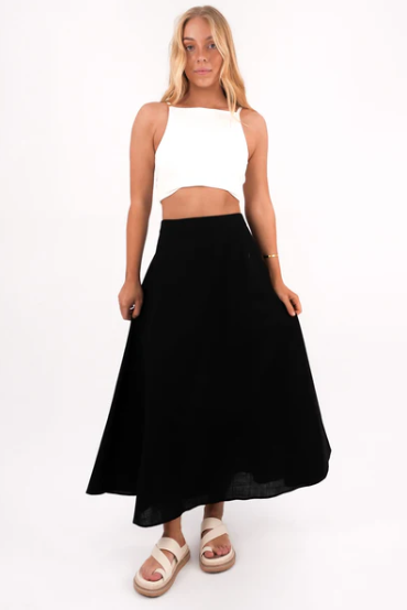 All About Eve Essential Maxi Skirt - Black