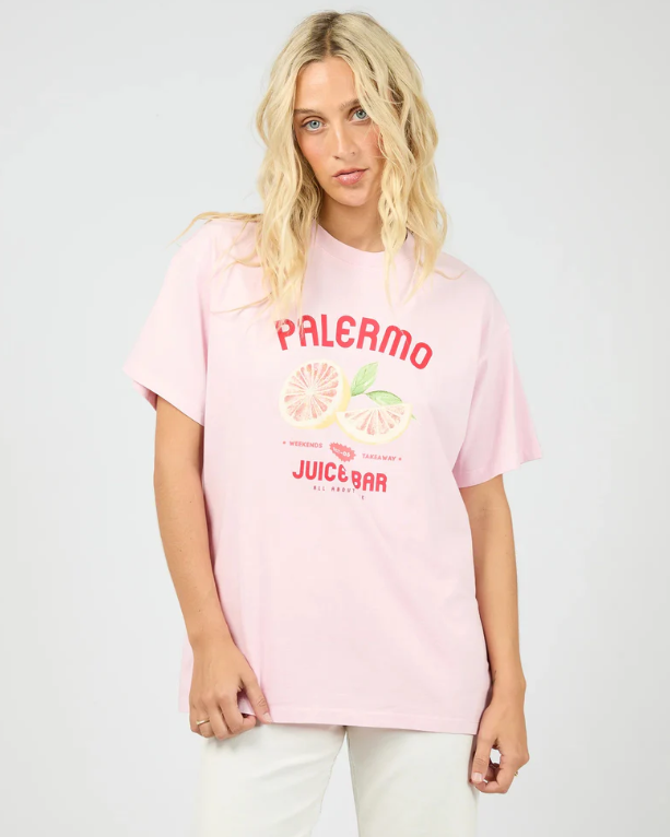 All About Eve Palermo Relaxed Tee - Light Pink