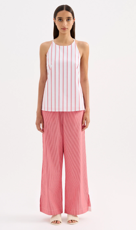 Nude Lucy Anouk Stripe Top-White Stripe