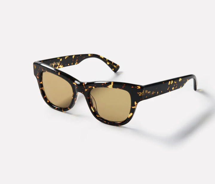 Epøkhe Brut Sunglasses Crystal Dark Tortoise Polished/Amber