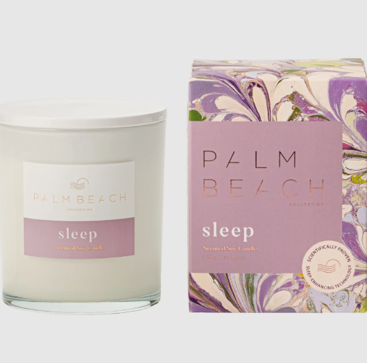 Palm Beach Collection Sleep Scented Candle 420g Lavender / Eucalyptus / Falling Rain