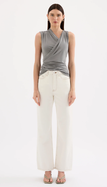 Nude Lucy Zelda Top - Pewter