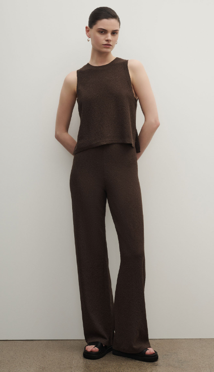 Nude Lucy Zosia Knit Pant - Chocolate