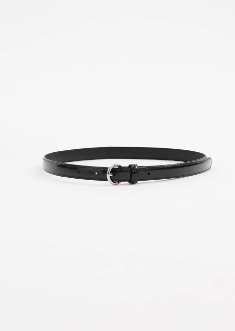 Nude Lucy Carmen Leather Belt - Black
