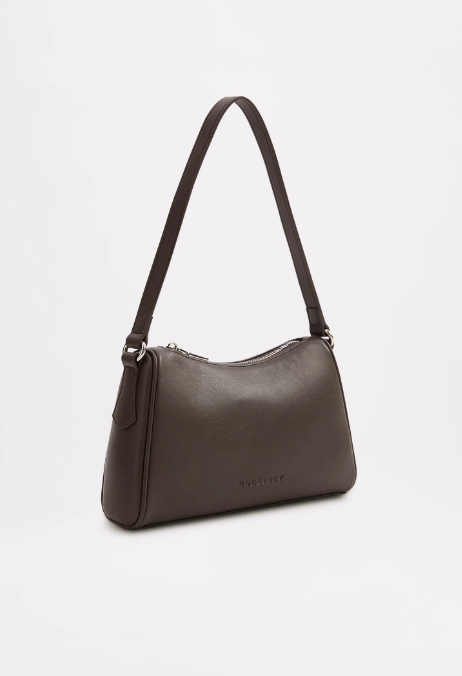 Nude Lucy Carin Shoulder Bag - Espresso