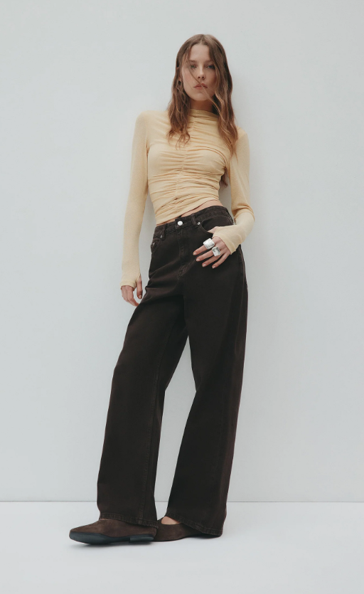 Nude Lucy Marti Mesh Top - Butter