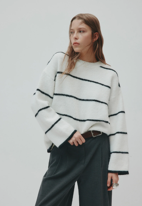 Nude Lucy Colter Knit - Black Stripe