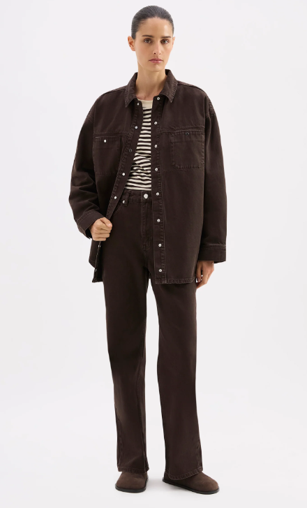 Nude Lucy Brax Denim Jacket - Espresso