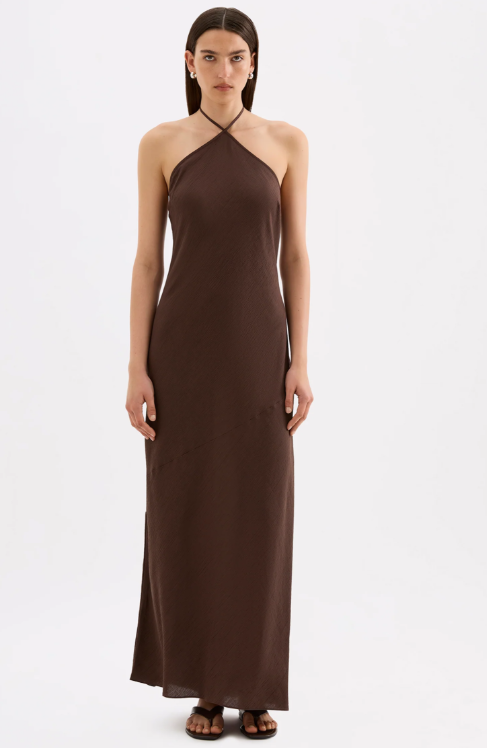 Nude Lucy Waylon Maxi Dress - Chocolate