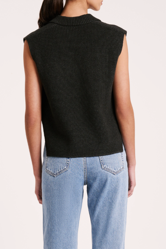 Nude Lucy Enes Knit Vest - Asphalt