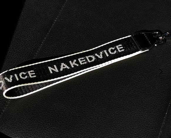 Nakedvice The Rue Key Chain - Black