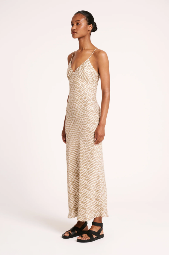 Nude Lucy Priya Cupro Slip Dress - Marz
