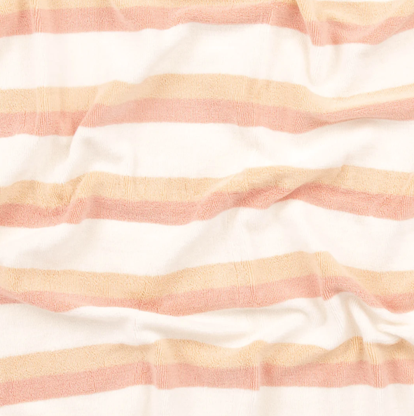 Layday Journey French Terry Towel - Shallows Peach Single