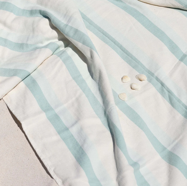 Layday Journey French Terry Towel - Shallows Sky Single