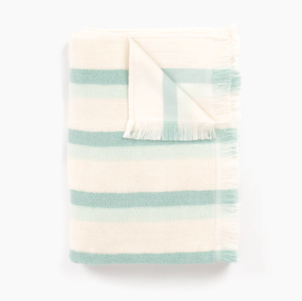 Layday Journey French Terry Towel - Shallows Sky Single
