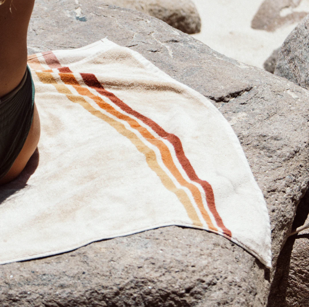 Layday French Terry Towel - Pontoon Single Clay