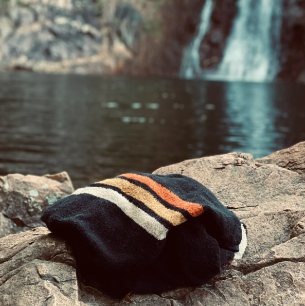 Layday French Terry Towel - Pontoon Single Black