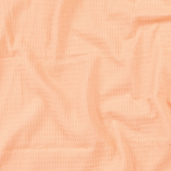 Layday Waffle Towel - Rover Single Peach