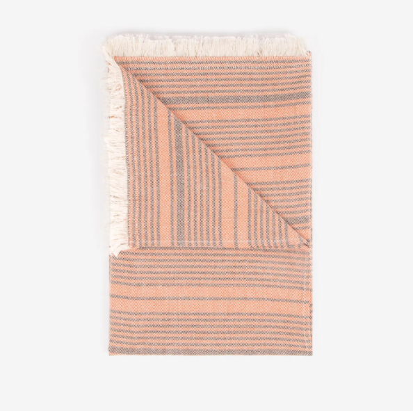 Layday Flat Towel - Charter Single Rust
