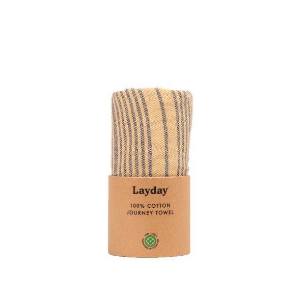 Layday Flat Towel - Charter Honey