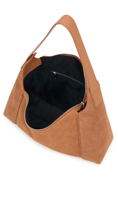 Nakedvice The Becca Suede Bag- Tan