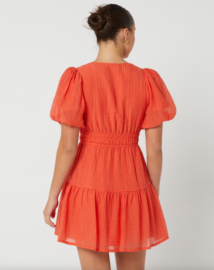 Minkpink Reseda Mini Dress - Coral