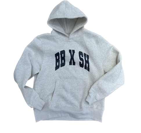 Birdie Blue x Salubrious Hour Collaboration Unisex Hoodie - Grey Marle