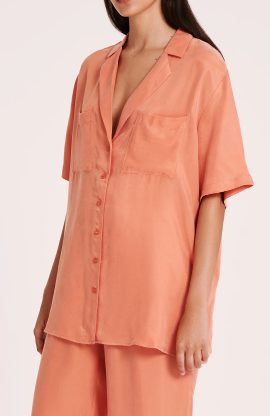 Nude Lucy Lucia Cupro Shirt- Watermelon