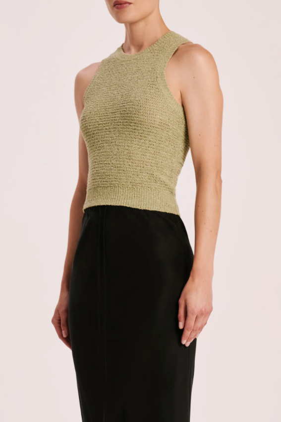 Nude Lucy Ember Knit Tank - Lime