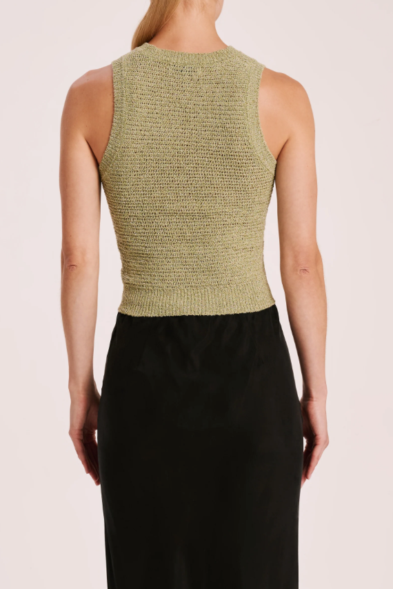 Nude Lucy Ember Knit Tank - Lime