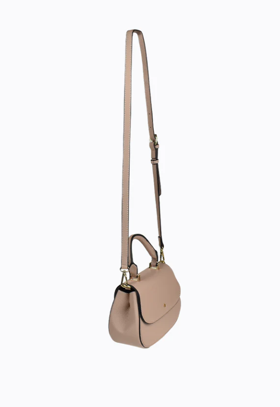 Peta + Jain Amalie Top Handle Crossbody Bag - Nude Pebble/Gold
