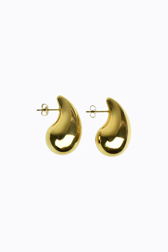 Peta + Jain Emiri Teardrop Earrings - Stainless Steel/18k Gold Plated