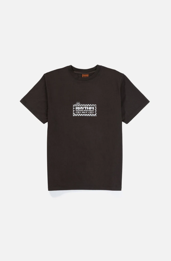 Rhythm Windows Short Sleeve T-Shirt - Vintage Black