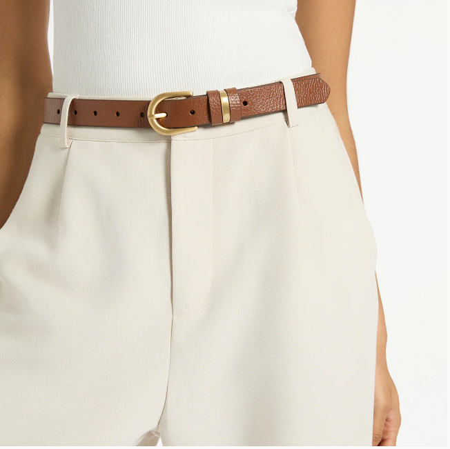Status Anxiety Over And Over Belt - Tan/Gold